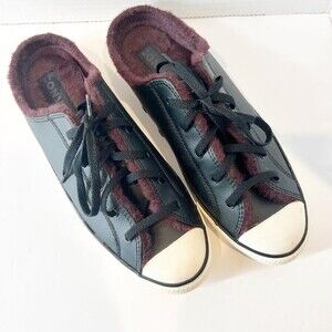 Converse Chuck Taylor All Star Dainty Mule Slip Egret Black Currant Size 8.5